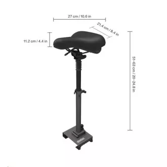 Skládací odpružené sedátko pro Xiaomi Scooter M365 / Essential / 1S / 3 (Bulk) Skládací odpružené sedátko pro Xiaomi Scooter M365 / Essential / 1S / 3 (Bulk)