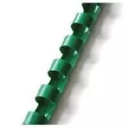Kroužková vazba 10mm zelená 41-55listů 100ks