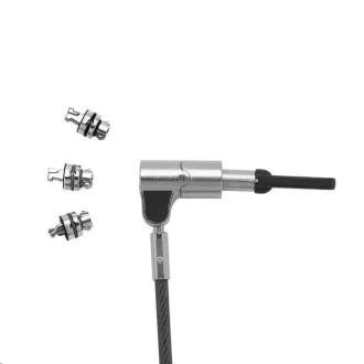 DICOTA Universal Security Cable Lock, 3 Exchangeable heads fits all slots, masterkeyed DICOTA Universal Security Cable Lock, 3 Exchangeable heads fits all slots, masterkeyed