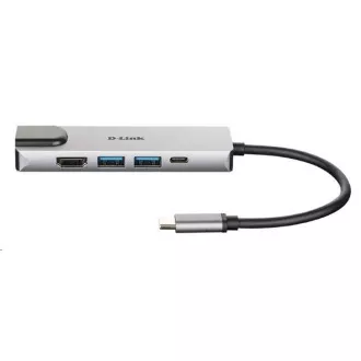 D-Link DUB-M520 5-in-1 USB-C Hub with HDMI/Ethernet and Power Delivery