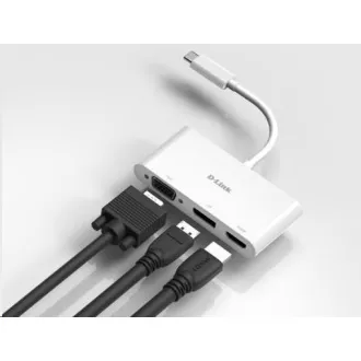 D-Link DUB-V310 3-in-1 USB-C to HDMI/VGA/DisplayPort Adapter D-Link DUB-V310 3-in-1 USB-C to HDMI/VGA/DisplayPort Adapter