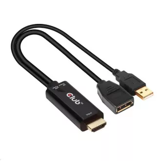 Club3D adaptér aktivní HDMI na DisplayPort 4K60Hz, M/F Club3D adaptér aktivní HDMI na DisplayPort 4K60Hz, M/F