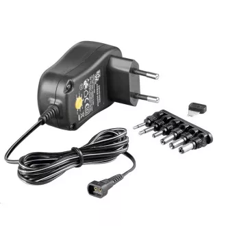 Goobay Univerzální napájecí adaptér 230V/3-12V stejnosměrný 1000mA Goobay Univerzální napájecí adaptér 230V/3-12V stejnosměrný 1000mA