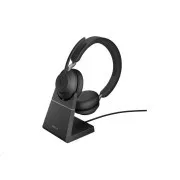 Jabra náhlavní souprava se stojánkem Evolve2 65, Link 380a MS, stereo, černá