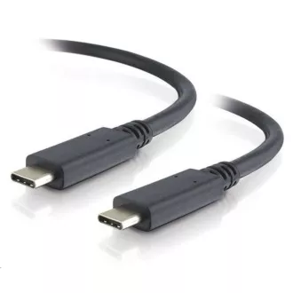 PremiumCord USB-C kabel (USB 3.2 generation 2x2, 5A, 100W, 20Gbit/s) černý, 0.5m