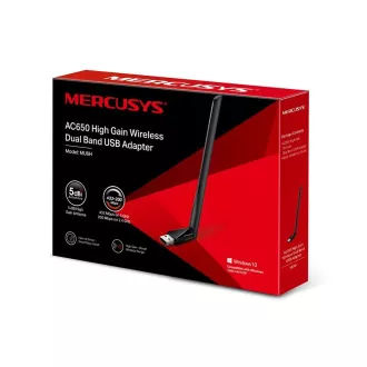 MERCUSYS MU6H WiFi5 USB adapter (AC650, 2, 4GHz/5GHz, USB2.0) MERCUSYS MU6H WiFi5 USB adapter (AC650, 2, 4GHz/5GHz, USB2.0)