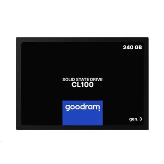 GOODRAM SSD CL100 Gen.3 240GB, SATA III, 2.5", (R:520/W:400MB/s) GOODRAM SSD CL100 Gen.3 240GB, SATA III, 2.5", (R:520/W:400MB/s)