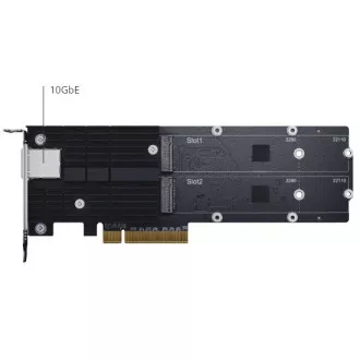 Synology E10M20-T1 rozšiřující karta 1x 10GBASE-T/NBASE-T 2x M.2 Synology E10M20-T1 rozšiřující karta 1x 10GBASE-T/NBASE-T 2x M.2