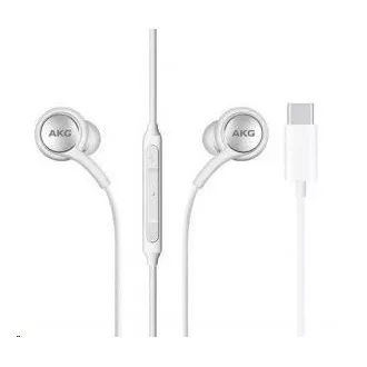 Samsung stereo sluchátka EO-IC100BWE, USB-C, bílá