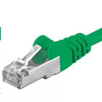 PREMIUMCORD Patch kabel CAT6a S-FTP, RJ45-RJ45, AWG 26/7 0, 25m zelená PREMIUMCORD Patch kabel CAT6a S-FTP, RJ45-RJ45, AWG 26/7 0, 25m zelená