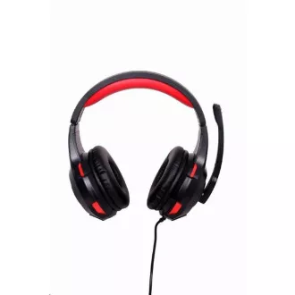 GEMBIRD sluchátka s mikrofonem GHS-U-5.1-01, gaming, 5.1 surround, černo-červená, USB GEMBIRD sluchátka s mikrofonem GHS-U-5.1-01, gaming, 5.1 surround, černo-červená, USB