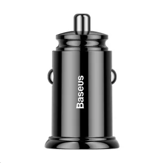 Baseus Circular Plastic nabíječka do auta 30W (PD3.0, QC4.0+ SCP AFC) černá Baseus Circular Plastic nabíječka do auta 30W (PD3.0, QC4.0+ SCP AFC) černá