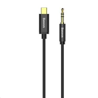 Baseus Yiven Series audio kabel USB-C / 3, 5mm Jack 1, 2m, černá Baseus Yiven Series audio kabel USB-C / 3, 5mm Jack 1, 2m, černá