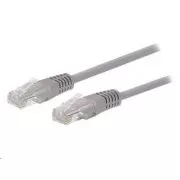 C-TECH kabel patchcord Cat5e, UTP, šedý, 2m