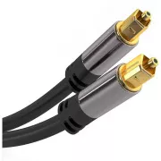 PremiumCord Kabel Toslink M/M, 6mm, 1, 5m, černá