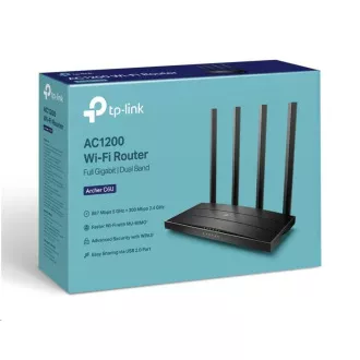 TP-Link Archer C6U OneMesh/EasyMesh WiFi5 router (AC1200, 2, 4GHz/5GHz, 4xGbELAN, 1xGbEWAN, 1xUSB2.0) TP-Link Archer C6U OneMesh/EasyMesh WiFi5 router (AC1200, 2, 4GHz/5GHz, 4xGbELAN, 1xGbEWAN, 1xUSB2.0)