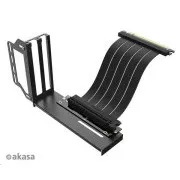 AKASA RISER BLACK PRO, Vertical GPU Holder + Premium PCIe 3.0 Riser cable