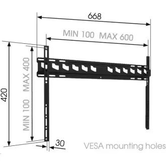 Vogel's MA4000 - fixní TV držák L Vogel's MA4000 - fixní TV držák L