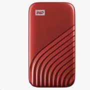 SanDisk WD My Passport SSD externí 1TB, USB-C 3.2, 1050/1000MB/s R/W PC & Mac, Red