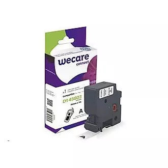WECARE ARMOR páska pro DYMO S0720830, černá/bílá, 19mm x 7m