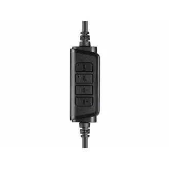 Sandberg náhlavní souprava Chat s mikrofonem, USB, stereo, černá Sandberg náhlavní souprava Chat s mikrofonem, USB, stereo, černá