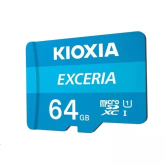 KIOXIA Exceria microSDXC card 64GB M203, UHS-I U1 Class 10 KIOXIA Exceria microSDXC card 64GB M203, UHS-I U1 Class 10