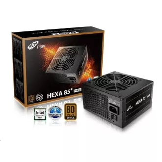 Fortron zdroj 350W HEXA 85+ PRO 350, full range, ATX, Bronze, DC/DC