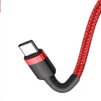 Baseus Cafule Series nabíjecí / datový kabel USB-C na USB-C PD2.0 60W Flash 2m, červená Baseus Cafule Series nabíjecí / datový kabel USB-C na USB-C PD2.0 60W Flash 2m, červená