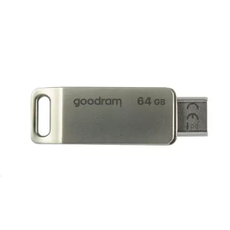 GOODRAM Flash Disk 64GB ODA3, USB 3.2, stříbrná