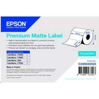 Epson label roll, normal paper, 102x152mm Epson label roll, normal paper, 102x152mm