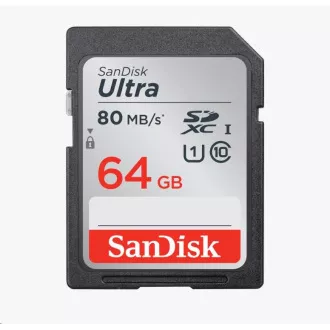 SanDisk SDXC karta 64GB Ultra (100MB/s Class 10 UHS-I) SanDisk SDXC karta 64GB Ultra (100MB/s Class 10 UHS-I)