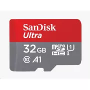 SanDisk MicroSDXC karta 32GB Ultra (120 MB/s, A1 Class 10 UHS-I, Android) + adaptér