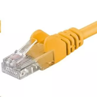 PREMIUMCORD Patch kabel UTP RJ45-RJ45 CAT5e 0.5m žlutá PREMIUMCORD Patch kabel UTP RJ45-RJ45 CAT5e 0.5m žlutá