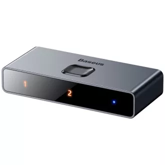 Baseus Matrix HDMI Splitter 2v1 / 1v2 šedá Baseus Matrix HDMI Splitter 2v1 / 1v2 šedá