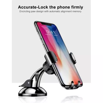 Baseus Osculum Type Gravity držák do auta (na palubní desku), černá-červená