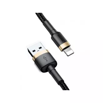 Baseus Cafule nabíjecí / datový kabel USB na Lightning 2, 4A 3m, zlatá-černá Baseus Cafule nabíjecí / datový kabel USB na Lightning 2, 4A 3m, zlatá-černá