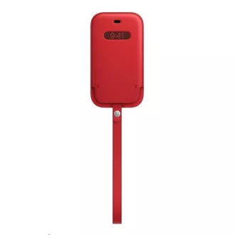 APPLE iPhone 12 mini Leather Sleeve with MagSafe - (PRODUCT)RED APPLE iPhone 12 mini Leather Sleeve with MagSafe - (PRODUCT)RED