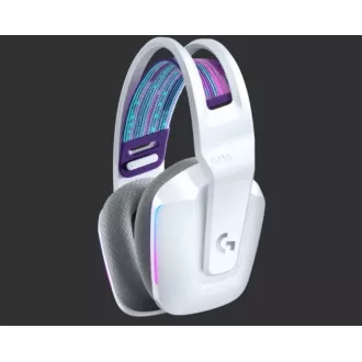 Logitech herní sluchátka G733, LIGHTSPEED Wireless RGB Gaming Headset, EMEA, white Logitech herní sluchátka G733, LIGHTSPEED Wireless RGB Gaming Headset, EMEA, white