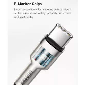 Baseus Cafule Series nabíjecí / datový kabel USB-C samec na USB-C samec s kovovými koncovkami 100W 2m, černá Baseus Cafule Series nabíjecí / datový kabel USB-C samec na USB-C samec s kovovými koncovkami 100W 2m, černá