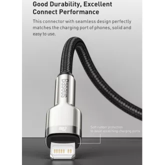 Baseus Cafule Series nabíjecí / datový kabel USB-C na Lightning PD 20W 1m, bílá Baseus Cafule Series nabíjecí / datový kabel USB-C na Lightning PD 20W 1m, bílá
