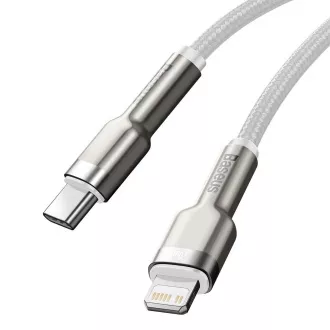 Baseus Cafule Series nabíjecí / datový kabel USB-C na Lightning PD 20W 2m, bílá Baseus Cafule Series nabíjecí / datový kabel USB-C na Lightning PD 20W 2m, bílá
