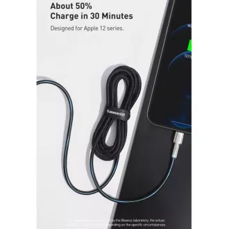 Baseus Cafule Series nabíjecí / datový kabel USB-C na Lightning PD 20W 2m, bílá Baseus Cafule Series nabíjecí / datový kabel USB-C na Lightning PD 20W 2m, bílá