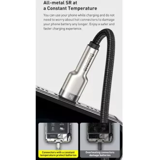 Baseus Cafule Series nabíjecí / datový kabel USB-C na Lightning PD 20W 2m, bílá Baseus Cafule Series nabíjecí / datový kabel USB-C na Lightning PD 20W 2m, bílá
