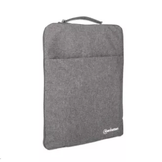 MANHATTAN Pouzdro Seattle Notebook Sleeve 15.6", Voděodolný, šedá