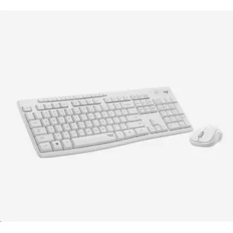 Logitech Silent Wireless Combo MK295, bezdrátová klávesnice + myš, US, Off-White Logitech Silent Wireless Combo MK295, bezdrátová klávesnice + myš, US, Off-White