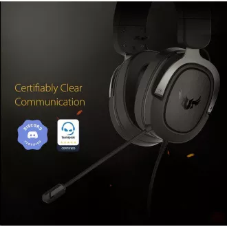 ASUS sluchátka TUF Gaming H3 Gun Metal, Gaming Headset, černo-šedá ASUS sluchátka TUF Gaming H3 Gun Metal, Gaming Headset, černo-šedá