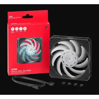 ADATA XPG ventilátor VENTO PRO 120 PWM, 4-pin konektor ADATA XPG ventilátor VENTO PRO 120 PWM, 4-pin konektor