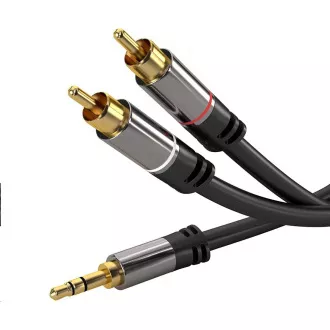PREMIUMCORD kabel, Jack 3.5mm-2xCINCH M/M 1, 5m PREMIUMCORD kabel, Jack 3.5mm-2xCINCH M/M 1, 5m