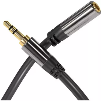 PREMIUMCORD prodlužovací kabel, Jack 3.5mm - Jack 3.5mm M/F 3m PREMIUMCORD prodlužovací kabel, Jack 3.5mm - Jack 3.5mm M/F 3m