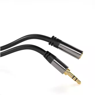 PREMIUMCORD prodlužovací kabel, Jack 3.5mm - Jack 3.5mm M/F 3m PREMIUMCORD prodlužovací kabel, Jack 3.5mm - Jack 3.5mm M/F 3m